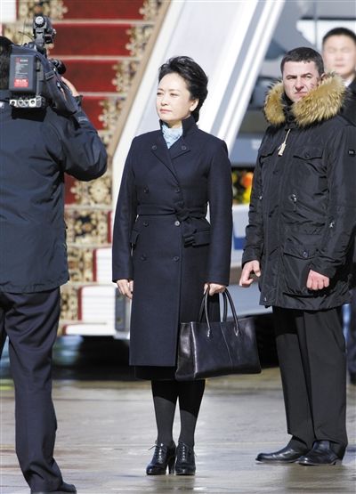 3月22日，彭丽媛在俄罗斯。