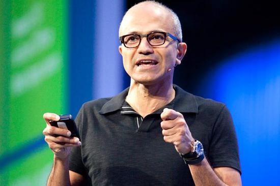 
	微软CEO萨提亚·纳德拉（Satya Nadella） 
