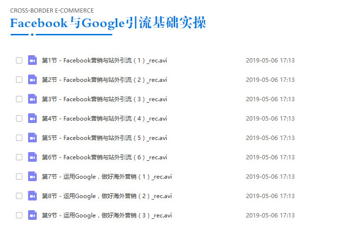 Google营销推广教程 外贸培训推广谷歌视频课程，谷歌广告营销推广